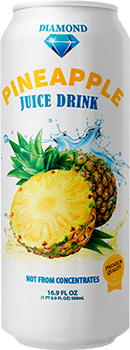Pineapple juice drink diamond